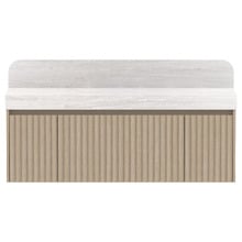 Harper 1435mm Wall Hung Single Vanity with Solid Surface Countertop